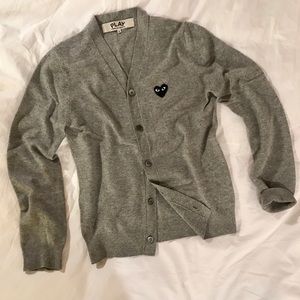 Comme Des Garçons PLAY cardigan sweater